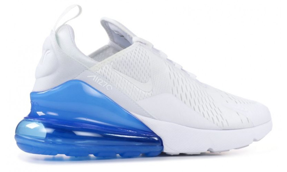 Nike air max 270 hotsell bleu blanc